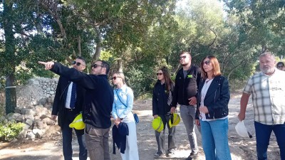 Gradonačelnik Franković obišao radove na uređenju Parka Gradac